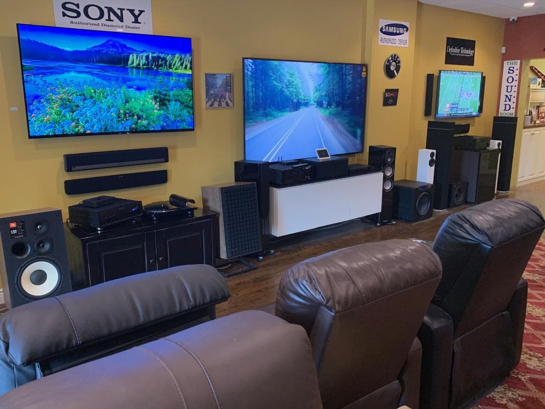 Listening room at the Sound Insight showroom