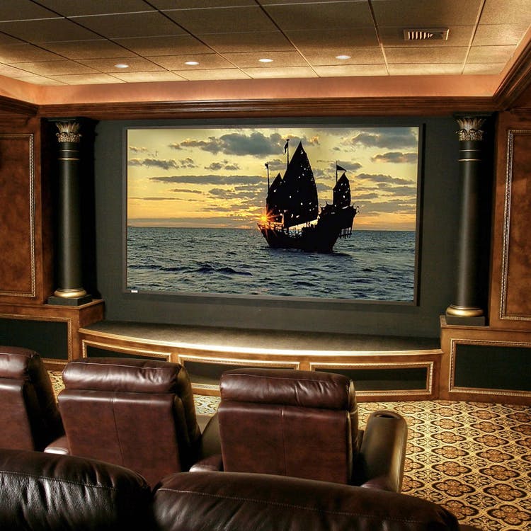 Custom Home movie theater