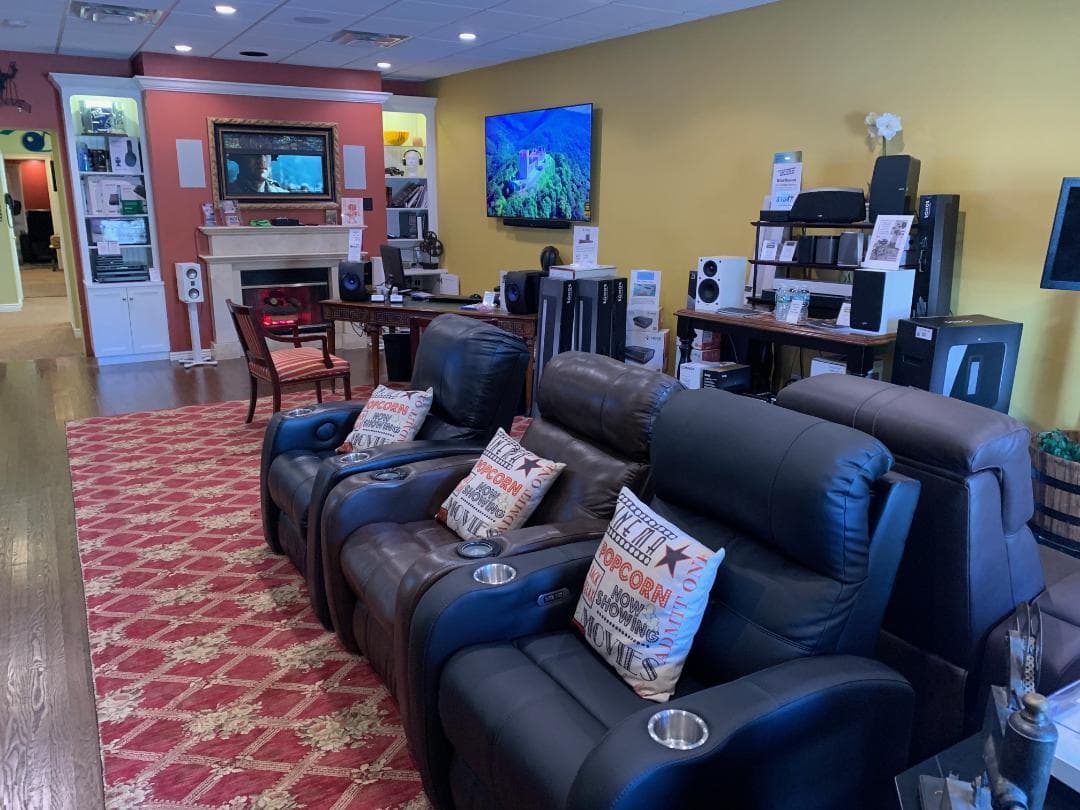 Home cinema demo room at the Sound Insight showroom